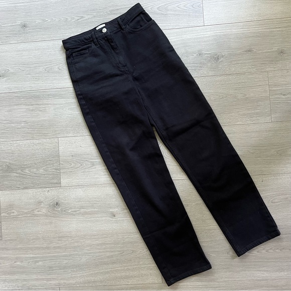 Wilfred Free The Melina Pant - BLACK Denim - Size 0 - Picture 1 of 6